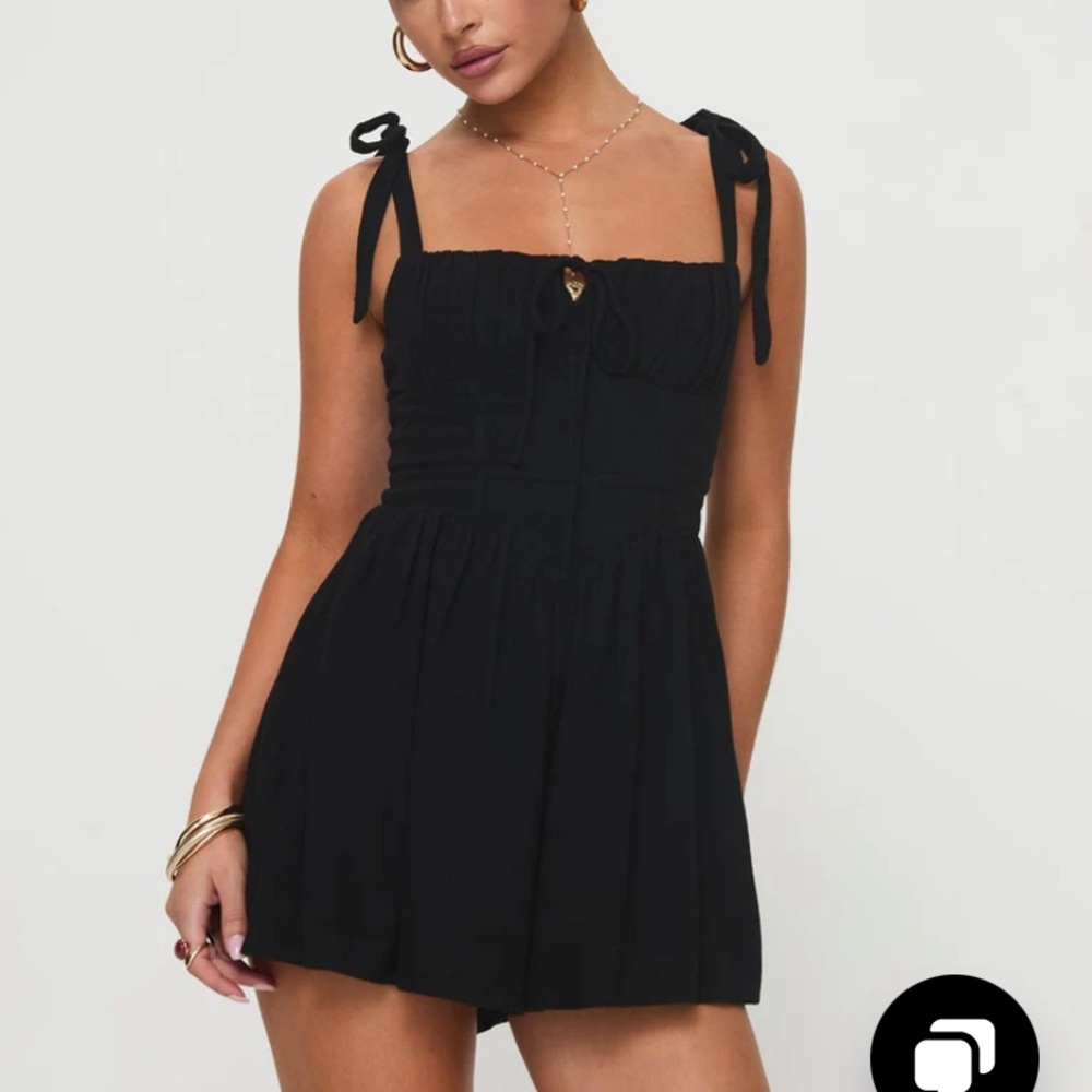 Princess Polly Romper - Black